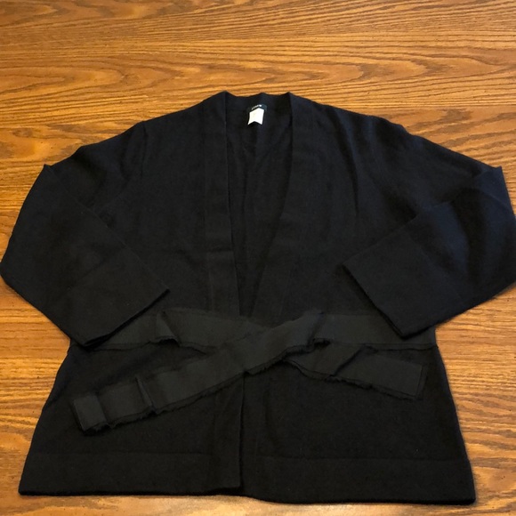 J. Crew Sweaters - J Crew Wool Blend Open Cardigan with Belt